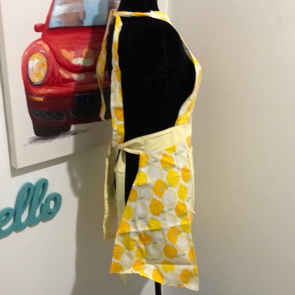Lemon 🍋 Dress Apron Handmade Anthropologie Style - Picture 6 of 8